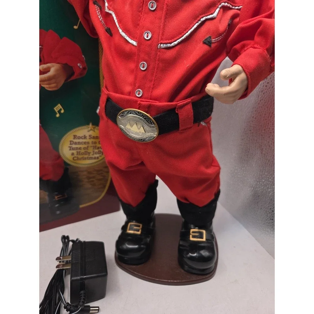 Holly Jolly Rock Santa Singing Hip-Swingin' Santa 1999 Alan Jackson SEE NOTES